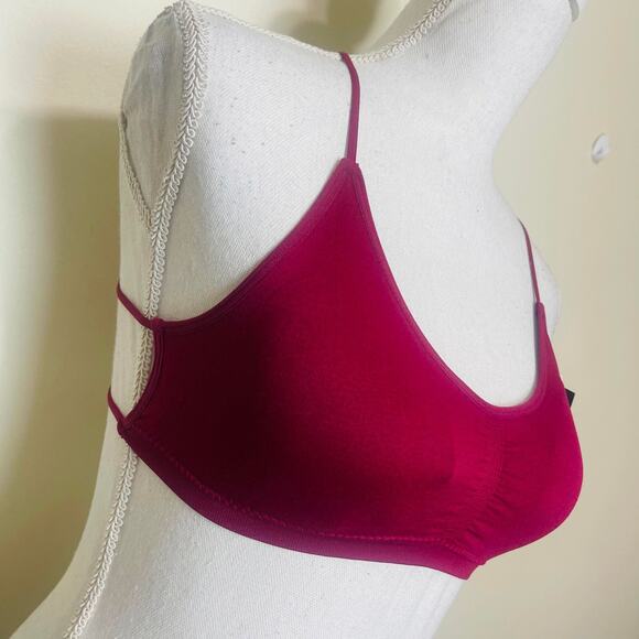 Youmita Other - Youmita Bra For Women's Cross Back, Burgandy Free Size (Fits Small-Large) PADDED